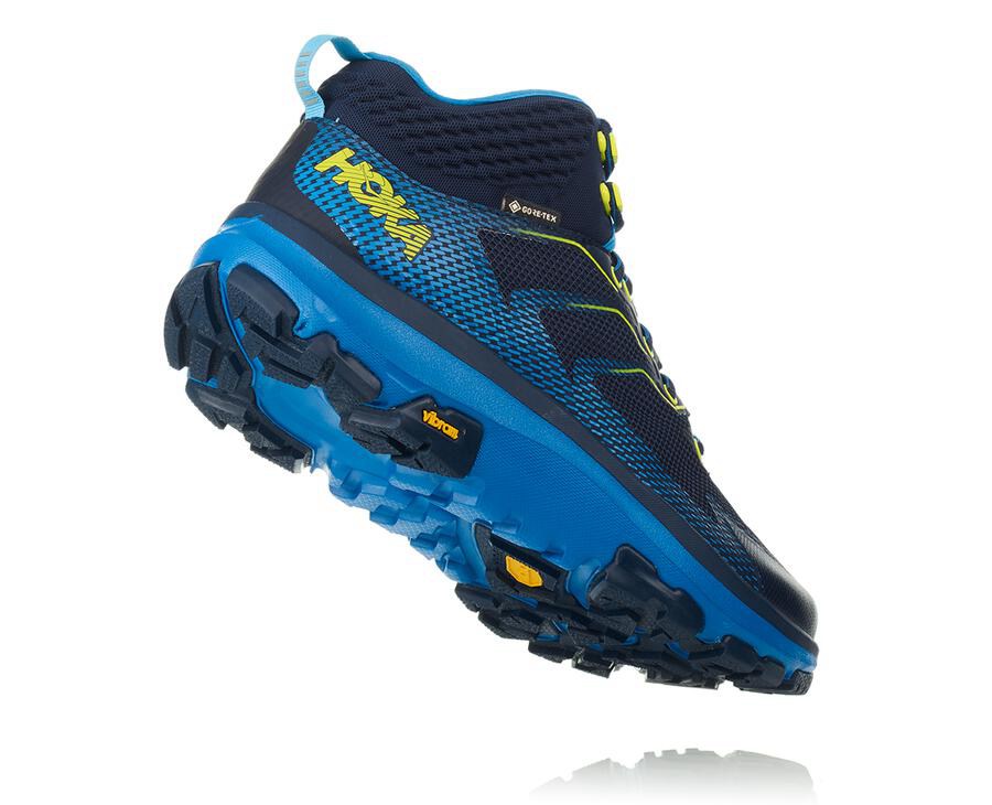 Hoka One One Toa Gore-Tex Vandringsskor Herr - Marinblå - QVIXP-3612